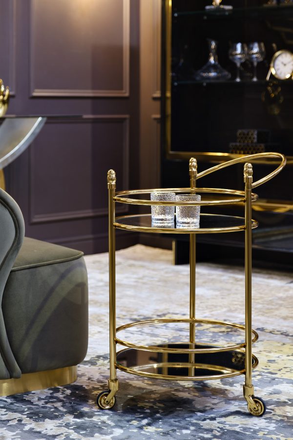 79mal-7062-telezhka-servirovochnaja-nerzh.-stal-zerkalo-454566sm-1 79MAL-7062 Тележка сервировочная нерж. сталь /зеркало 45*45*66см — изображение 2