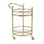 79MAL-7062 Тележка сервировочная нерж. сталь /зеркало 45*45*66см