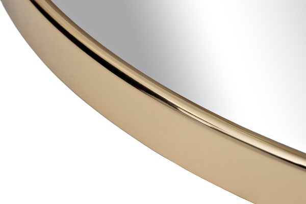 79MAL-9231-86G Зеркало на подвесе двойное рама металл. цвет золото d35см — изображение 2