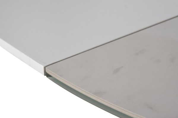 83MC-1907DT WH Стол обед.круг раскл.керам.бел. 170(120)*120*76см — изображение 4