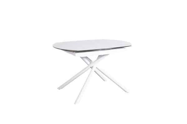 83MC-1957DT BEL Стол обеденный раскл.керам.белый 178(120)*89*77см — изображение 5