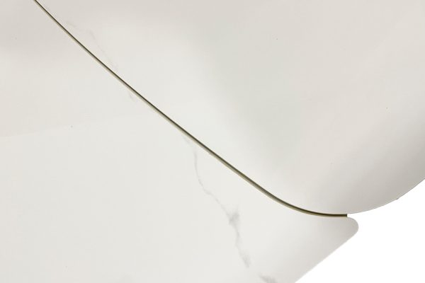 83MC-22190 Стол обеденный раскл.керам.белый/хром 240(160)*90*76см — изображение 5