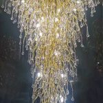 86-80152 Люстра каскадная "Капли" d.80*h200 см