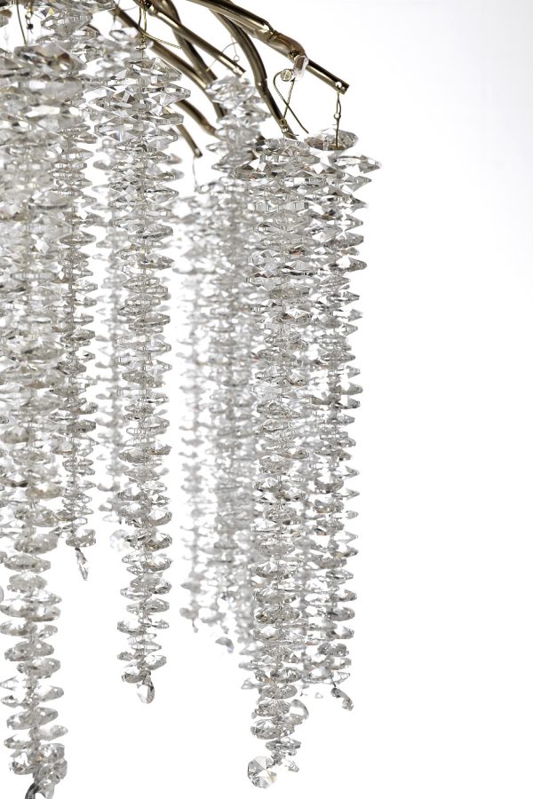 86-8066/800 Люстра d.80*45 см, металл цвет шампань — изображение 3