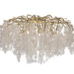 86-90188 Люстра Tenera круглая золото d80*h40см