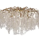 86-9018/800 Люстра Tenera круглая шампань d80*h40см