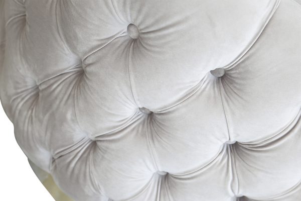 87YY-1827 BG Кресло вращающееся, велюр светло-серый 81*84*71см — изображение 5