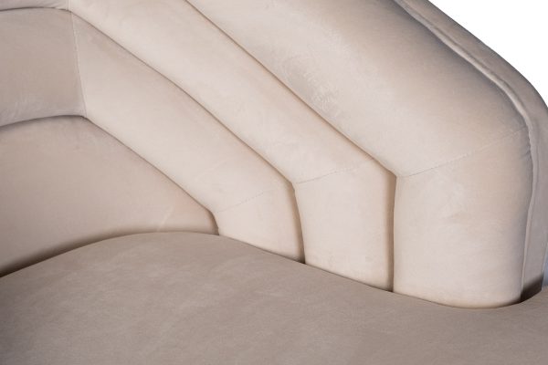 87YY-19388 CRE Кресло вращающееся, велюр кремовый 90*88*84см — изображение 3