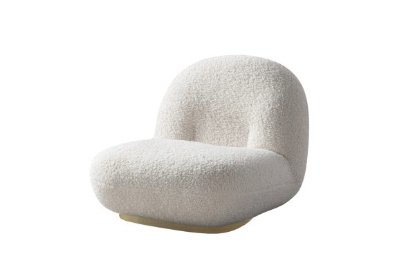 87YY-21045 Кресло Albano иск.мех белый 75*88*64см — изображение 2