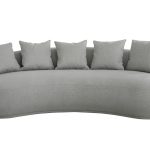 87YY-22085 Диван Forli светло-серый 250*116*72см