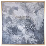 89VOR-AFRICA LEOPARD  Холст "Африка леопард" 100*100 см