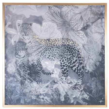 89VOR-AFRICA LEOPARD  Холст "Африка леопард" 100*100 см