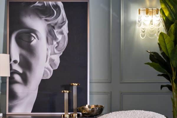 89VOR-APOLLON/1  Холст "Аполлон-1" 140*100 см, багет латунь — изображение 3