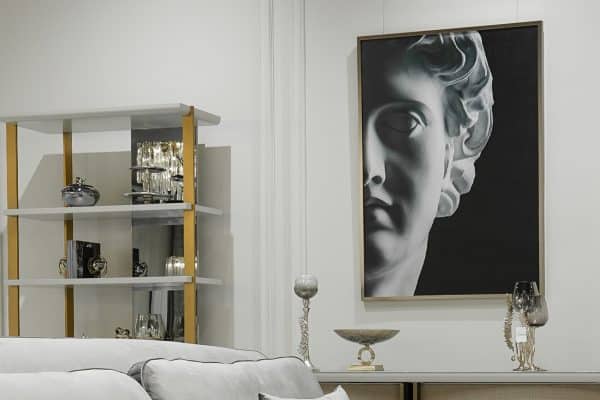 89VOR-APOLLON/1  Холст "Аполлон-1" 140*100 см, багет латунь — изображение 4