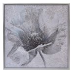 89VOR-AQUARELLE39 Холст "Голубой мак" 80*80 см