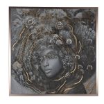 89VOR-AQUARELLE40/1 Холст "Нежность/1" 100*100 см