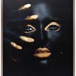 89VOR-DARKGIRL-1 Холст "Темная девушка"120х80см