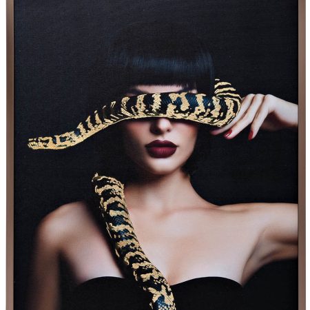 89VOR-GIRL/SNAKE-1 Холст "Девушка со змеей"120х80см