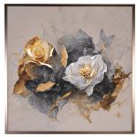 89VOR-GOLDEN ROSE Холст "Золотая роза" 100х100 см