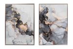 89VOR-MARBLE5/2 Постеры "Мрамор. Диптих-1" (2шт)*70*100см