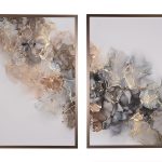 89VOR-MARBLE7/2 Постеры "Мрамор. Диптих-3" (2шт)*70*100см