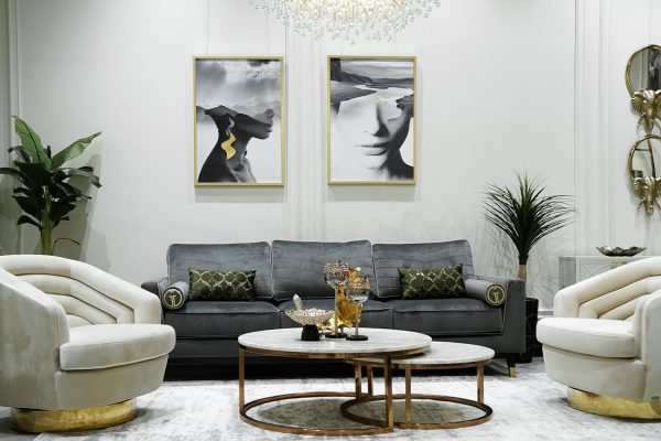 89VOR-MYSTIQUE3 Холст "Mystique-3" 100х70 см, золотая поталь. — изображение 4