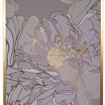 89VOR-PEONY Холст "Пион" 110х80 см