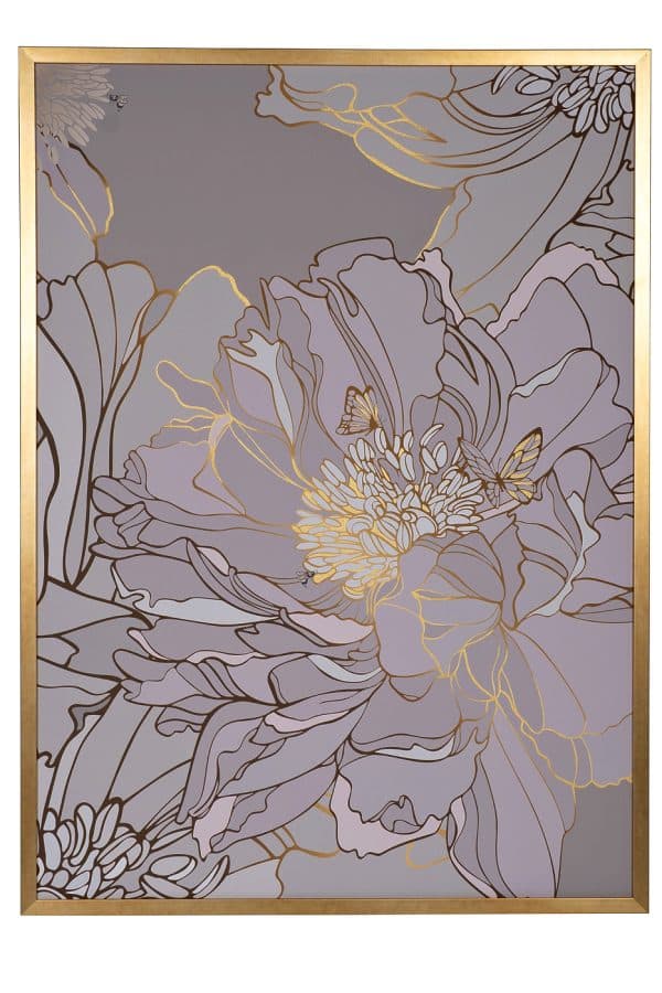 89VOR-PEONY Холст "Пион" 110х80 см