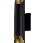 91GH-0021 Бра металлическое черное/золотое 7