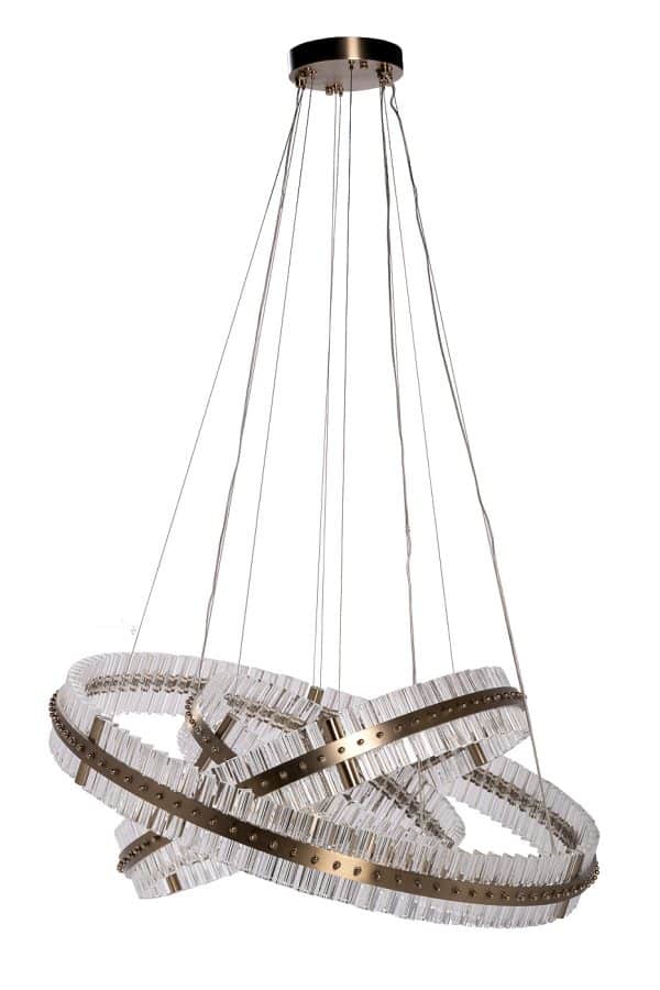 91GH-30861 Люстра подвесная "Galaxy" стекло прозрач. d100*h150см