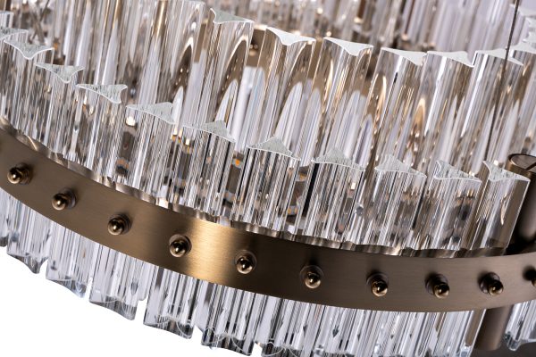 91GH-30864 Люстра подвесная "Galaxy" стекло прозрач. d47*h150см — изображение 2