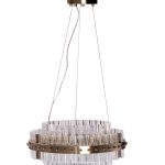 91GH-30864 Люстра подвесная "Galaxy" стекло прозрач. d47*h150см