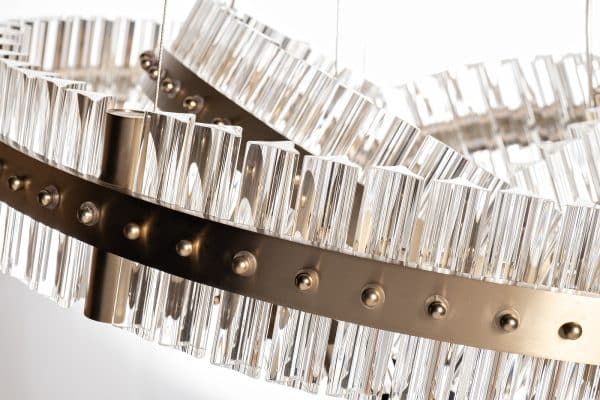 91GH-30867 Люстра подвесная "Galaxy" стекло прозрач. d70*h150см — изображение 2