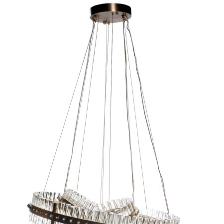 91GH-30867 Люстра подвесная "Galaxy" стекло прозрач. d70*h150см