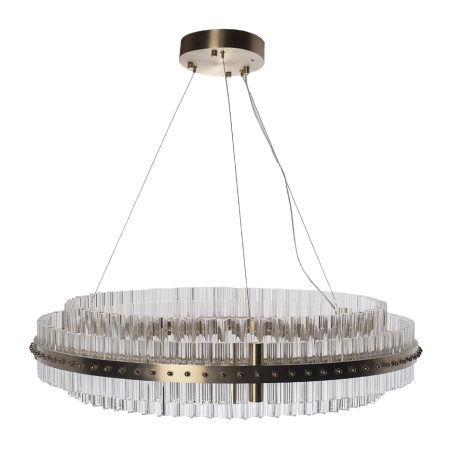 91GH-30868 Люстра подвесная "Galaxy" стекло прозрач. d85*h150см