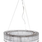 91GH-80568 Люстра подвесная никель/стекло прозрач. d85*h150см