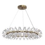 92EL-80241 Люстра подвесная латунь