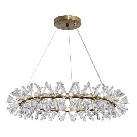 92EL-80241 Люстра подвесная латунь