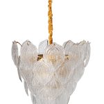 92EL-YG18498-10P Люстра латунь