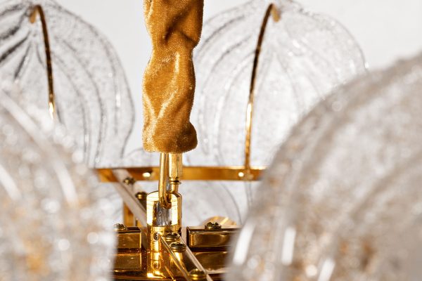 92EL-YG18498-10P Люстра латунь, стекло D.58*H.57см — изображение 3