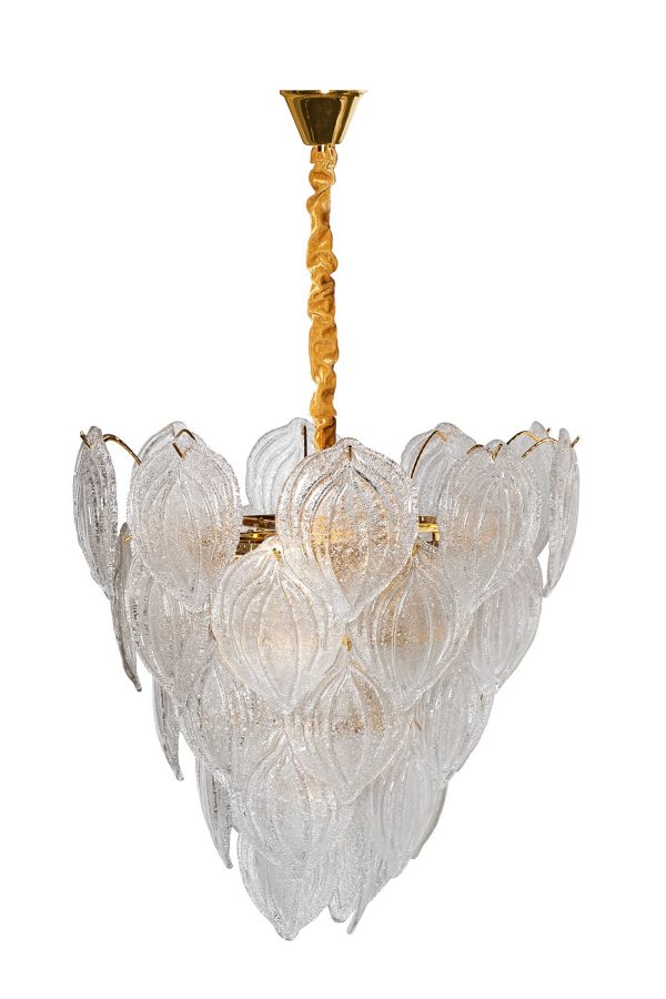 92EL-YG18498-10P Люстра латунь