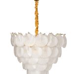 92EL-YG18516-10P Люстра латунь D.58*H.43см