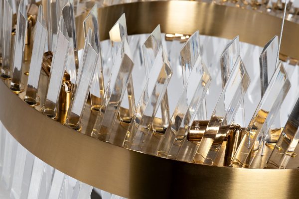 92EL-YG18739G-14P Люстра Cloud латунь D.60*H.27см — изображение 3