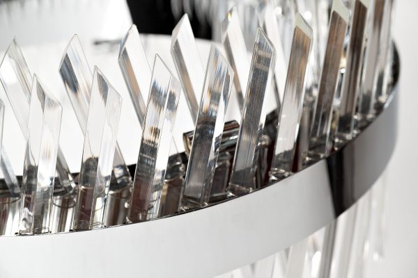 92EL-YG18739S-14P Люстра Cloud хром D.60*H.27см — изображение 2