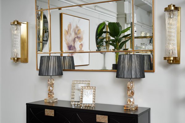 92EL-YG59026  Бра латунь, стекло прозр. 12*18*h.50см — изображение 4