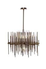 92EL-YG60832-8P Люстра латунь d.64см