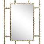 94PR-22351/1 Зеркало настенное в раме "Бамбук" цвет золото 99*71*1