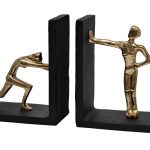 94PR-25301 Держатель для книг цвет золото h21см