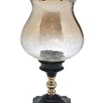 94PR-7889A Подсвечник стеклянный "Шах" L на поставке d19*40см