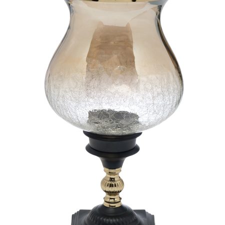 94PR-7889A Подсвечник стеклянный "Шах" L на поставке d19*40см